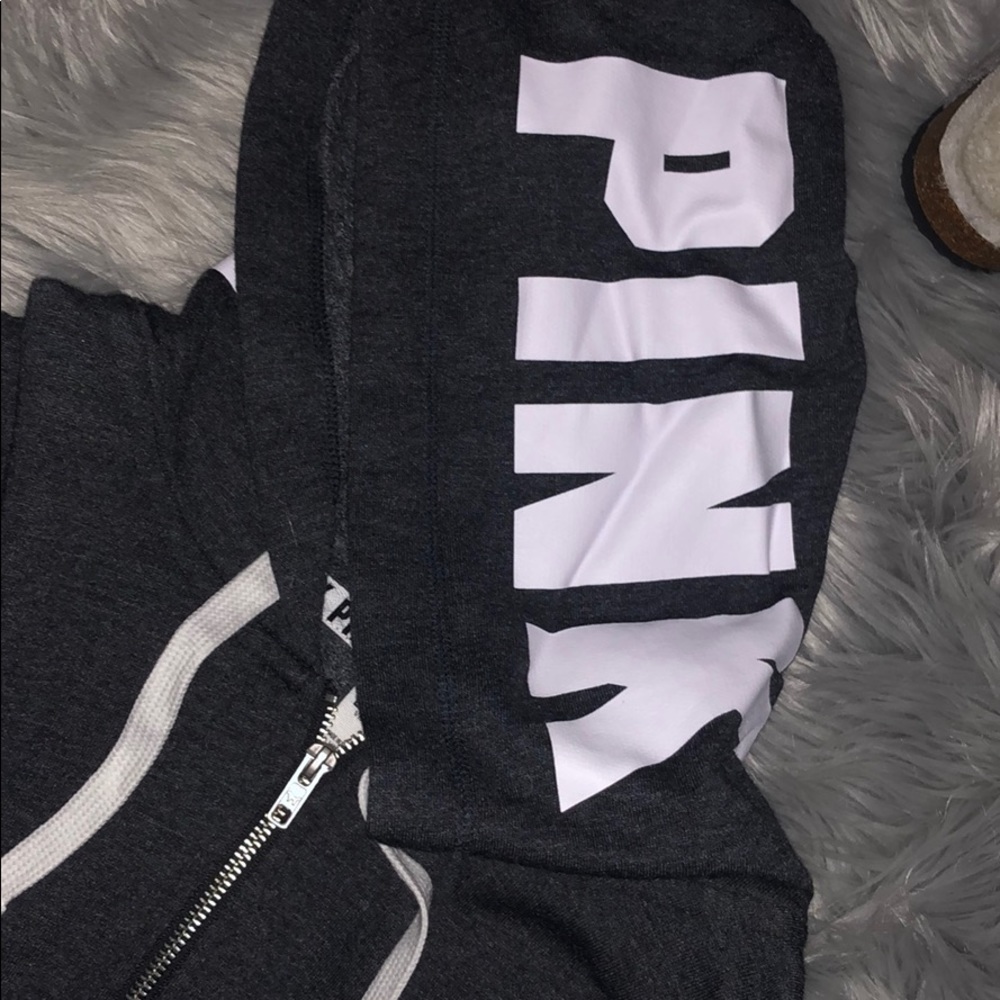 PINK ZIP UP - Picture 2 of 2